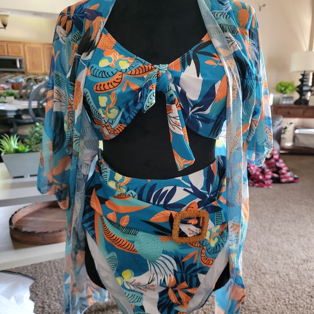 Plus size bikini set